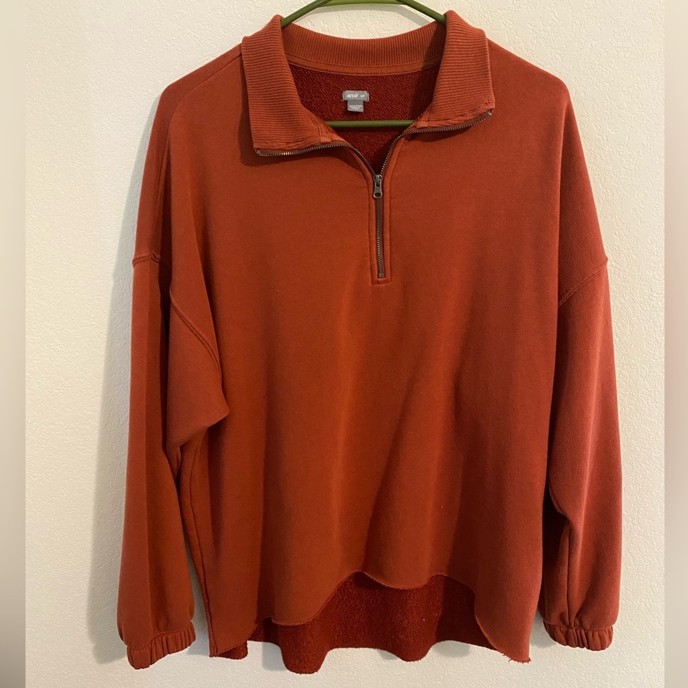 Aerie | Cropped Quarter Zip Pullover
